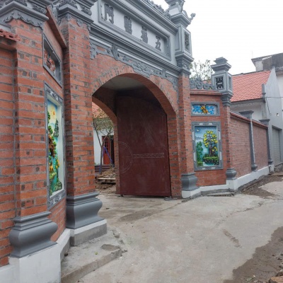 Gạch  xây không trát kt 205x100x60mm